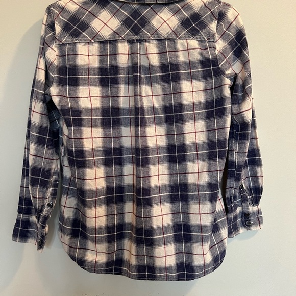 J Crew plaid button top size XS - Picture 4 of 4